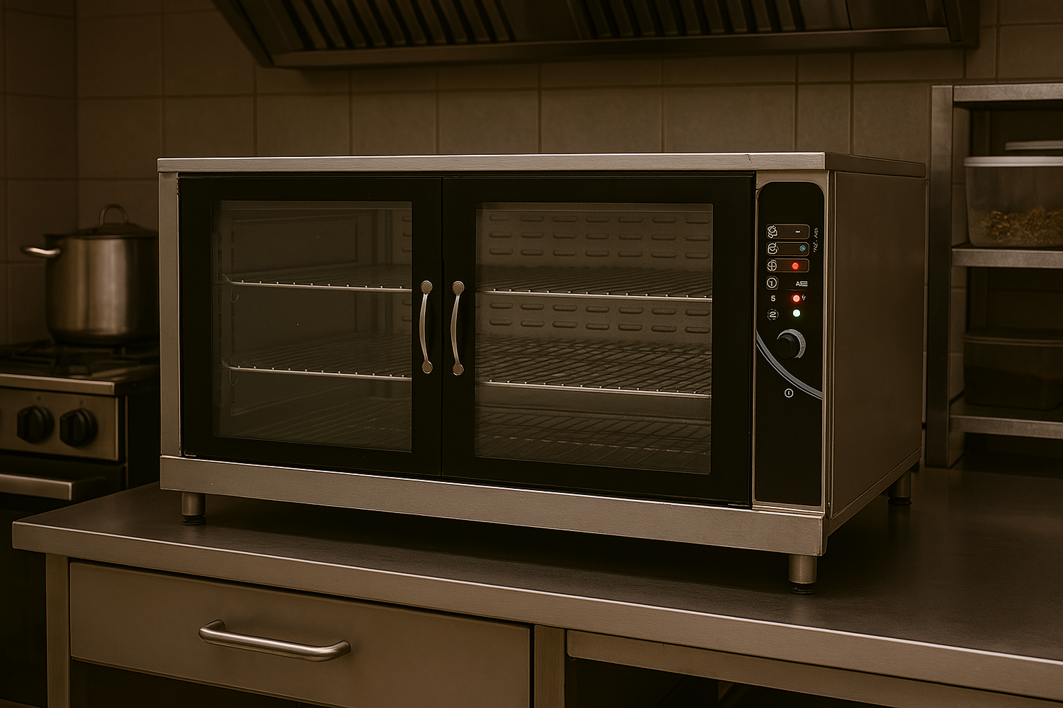 Установка расстоечного шкафа
